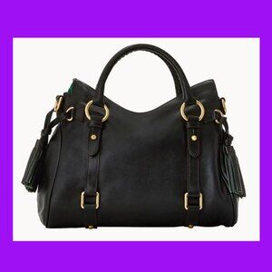 Dooney & Bourke Florentine Satchel - Weathered Black (New w Tags)